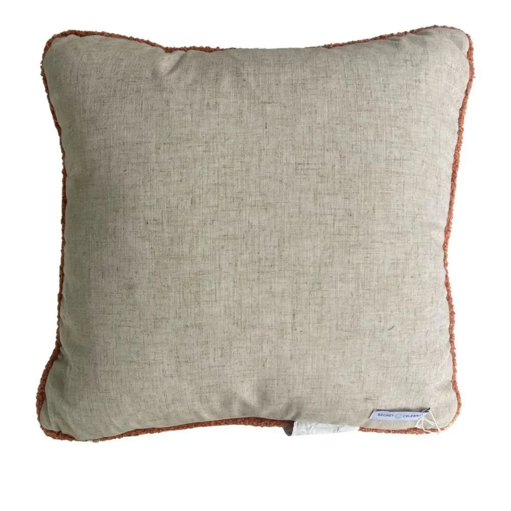 Secret Celebrity | Natural Autumn Pumpkin Throw Pillow NWT